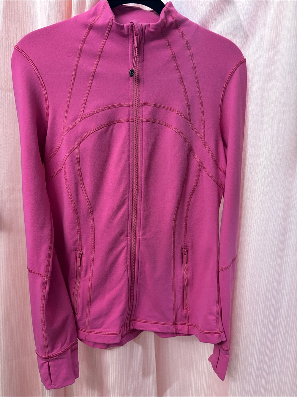 lululemon athletica Hot Pink Full-Zip Utility Jacket